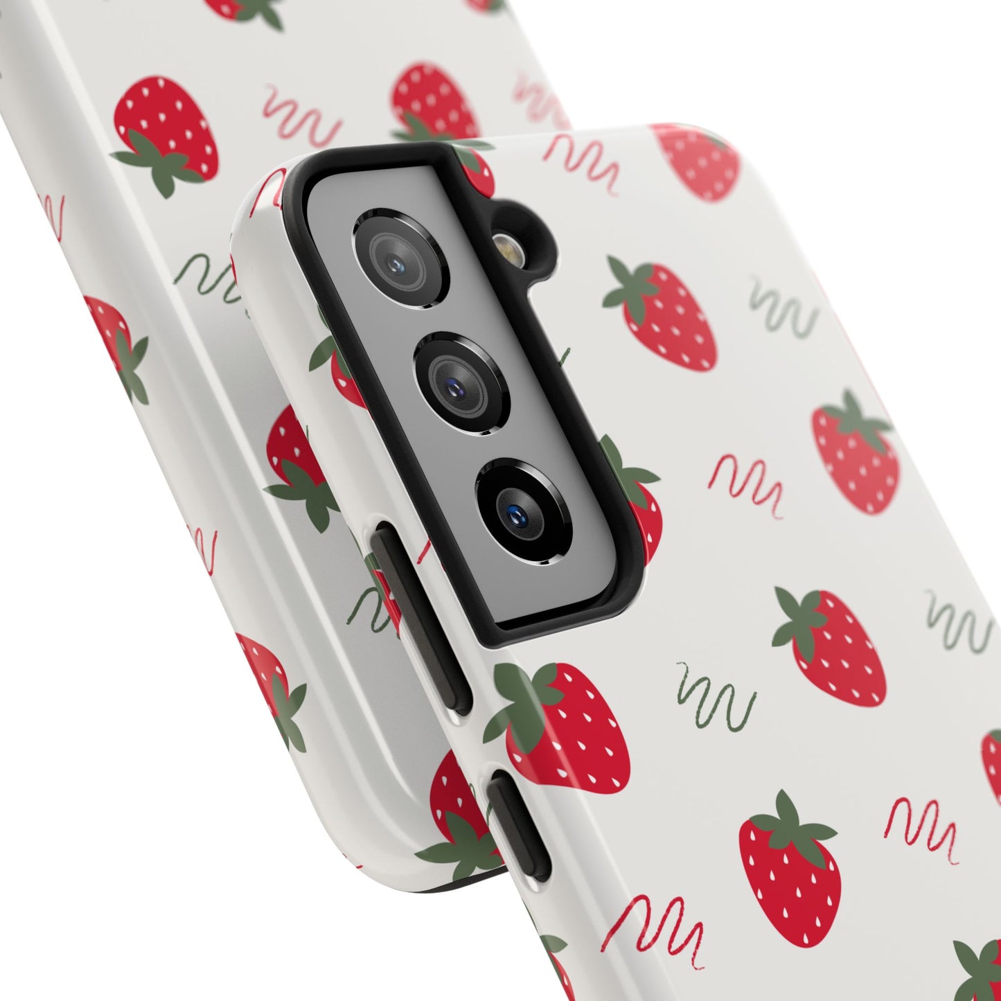 Strawberry Doodle Delight Tough Phone Case | Food