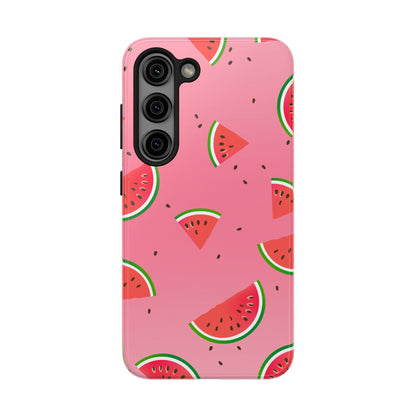 Pink and Red Gradient Watermelon Tough Phone Case | Food