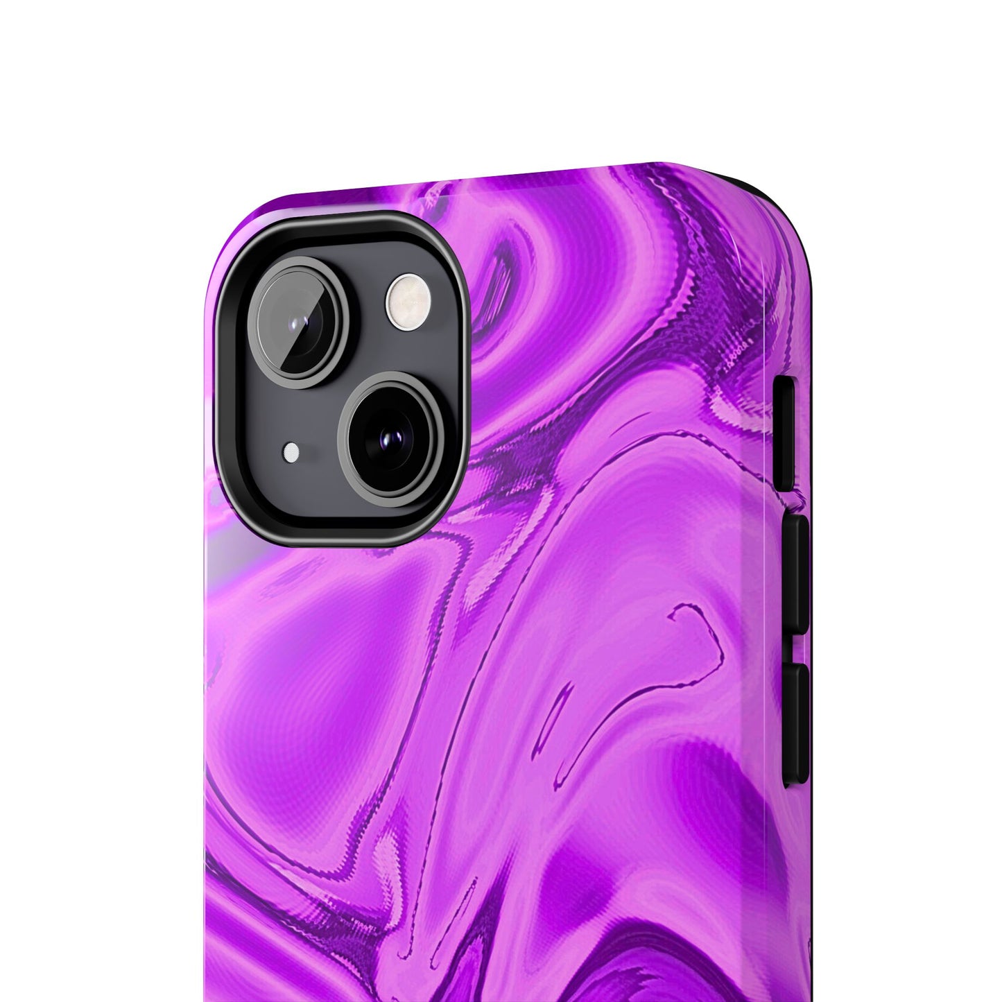 Liquid Metal Purple Tough Phone Case | Aesthetic