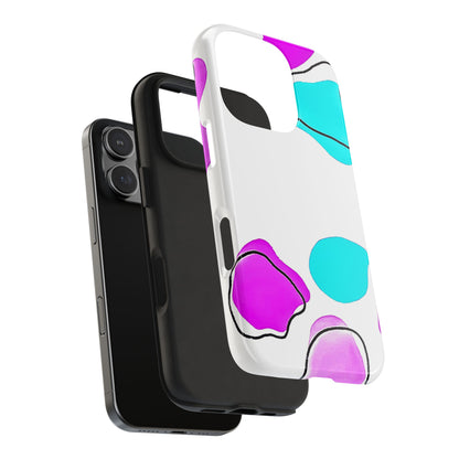 Abstract Shapes Preppy Pastel Style (Version 2) Tough Phone Case | Aesthetic