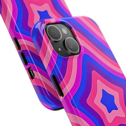 Funda resistente para teléfono con diseño de estrella retro | Estética