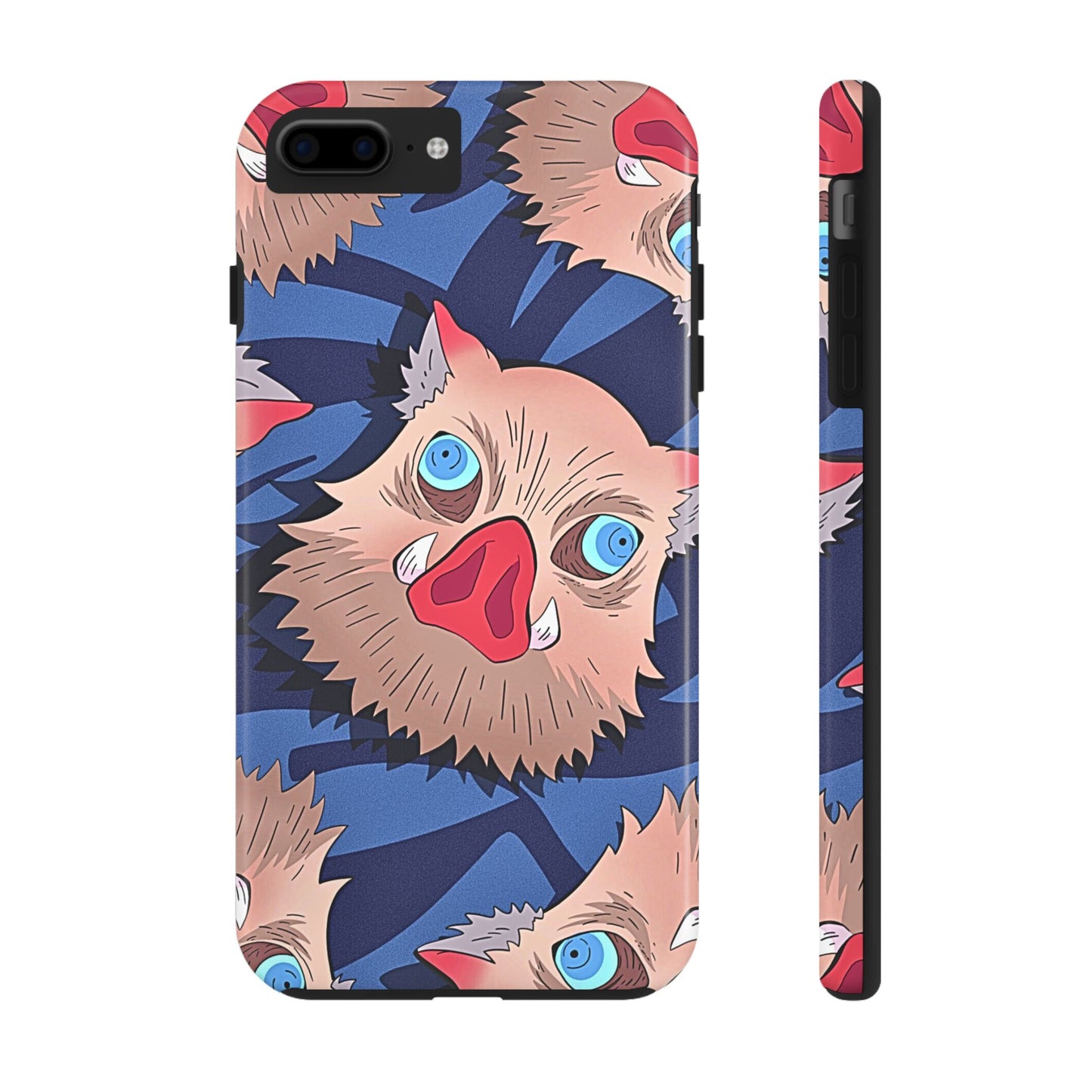 Inosuke Hashibira Head Pattern Tough Phone Case | Anime - Demon Slayer