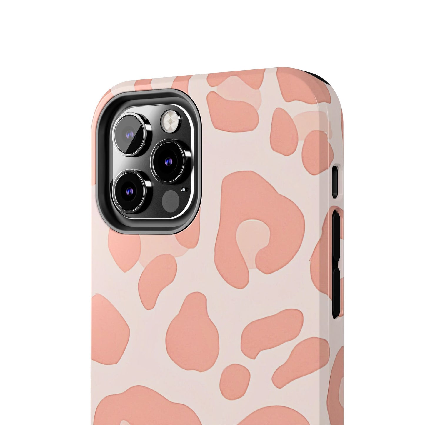 Funda resistente para teléfono con estampado de leopardo rosa preppy | Estética