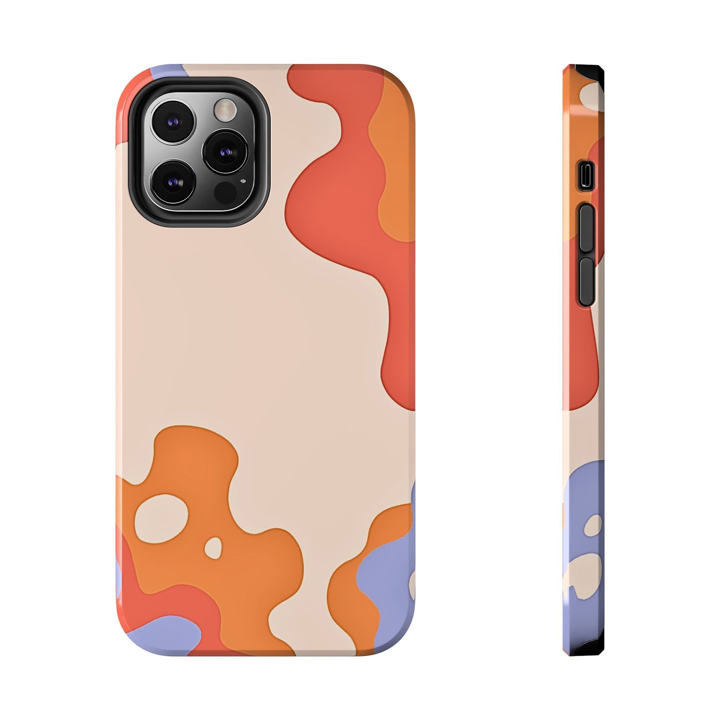 Funda resistente para teléfono con diseño de pastel líquido de verano | Estética