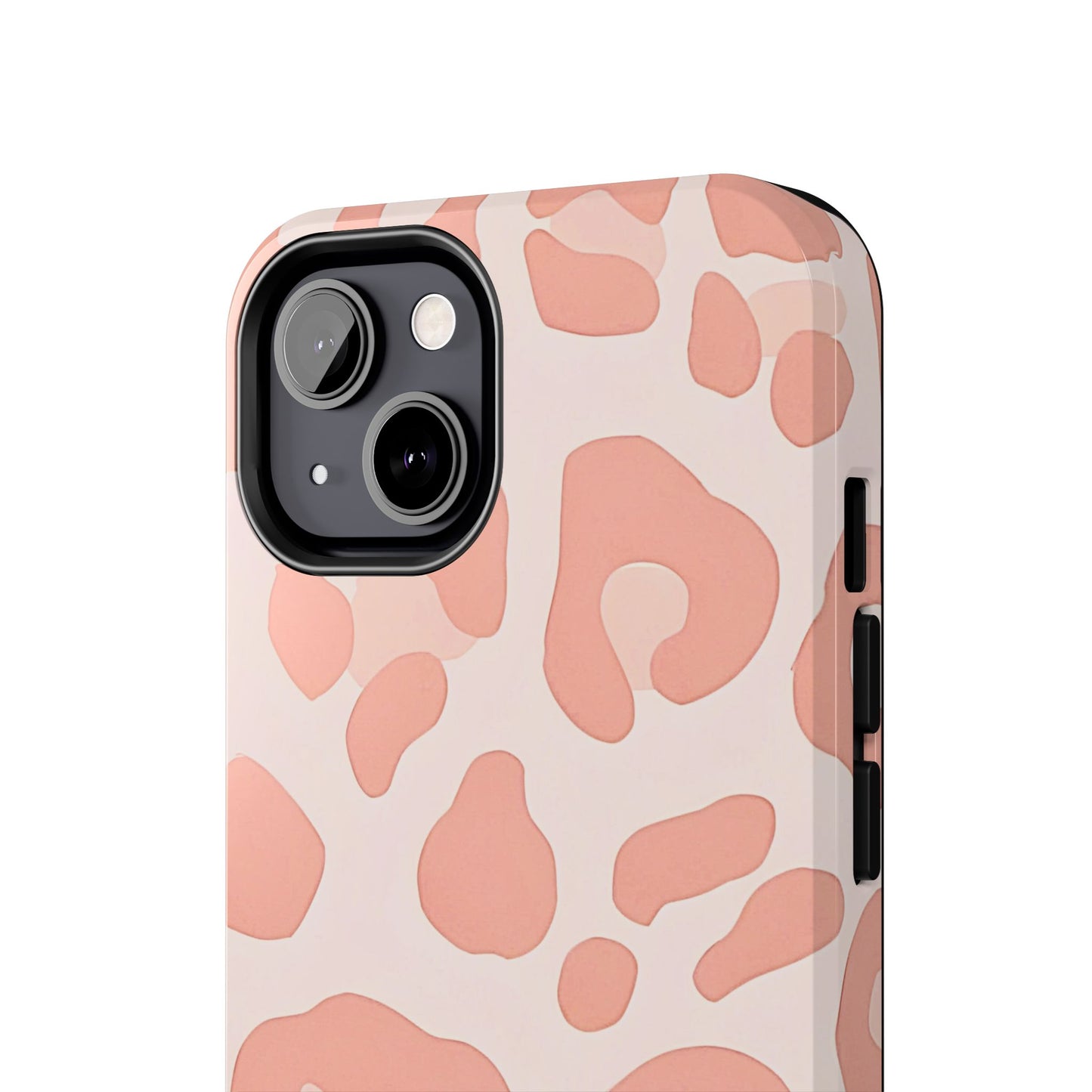 Funda resistente para teléfono con estampado de leopardo rosa preppy | Estética