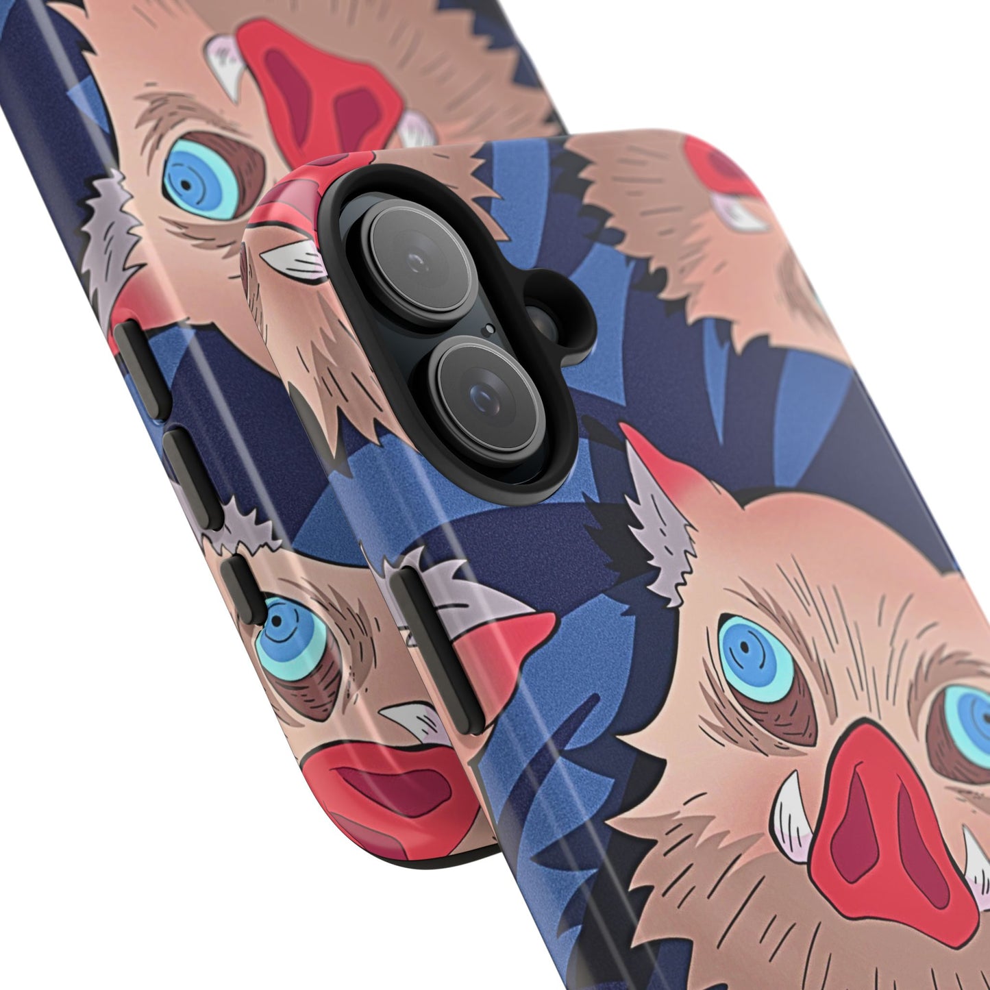 Inosuke Hashibira Head Pattern Tough Phone Case | Anime - Demon Slayer