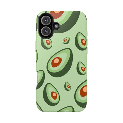 Trendy Avocado Pattern Green Aesthetic Minimal Fruit Phone Case | Food