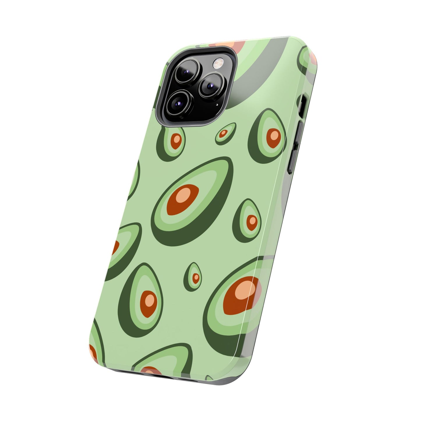 Trendy Avocado Pattern Green Aesthetic Minimal Fruit Phone Case | Food