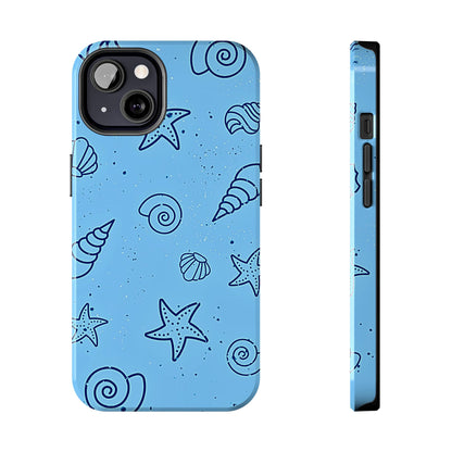 Funda resistente para teléfono Shells azul claro | Estética
