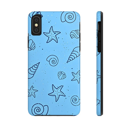 Funda resistente para teléfono Shells azul claro | Estética