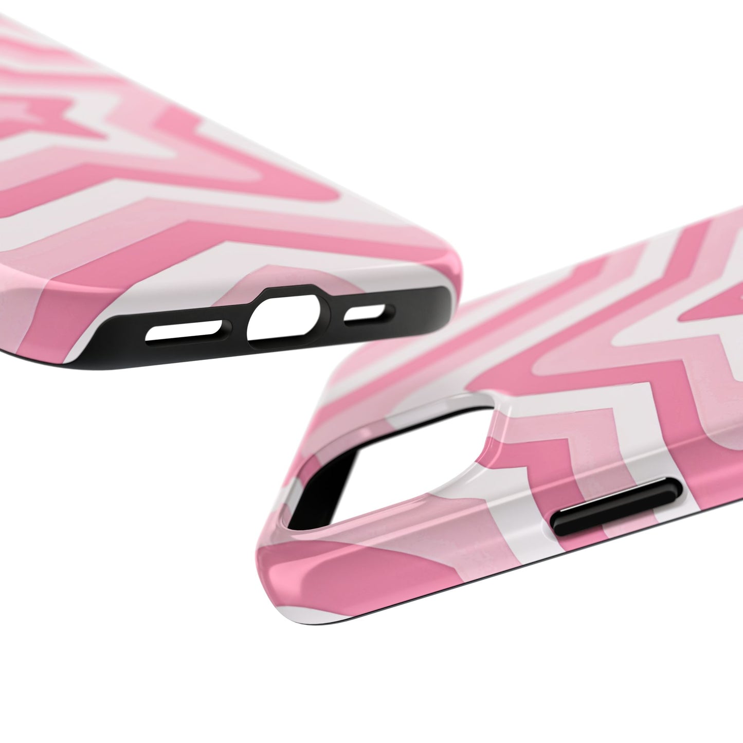 Pink Preppy Star Pattern Style Tough Phone Case | Aesthetic