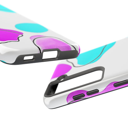 Abstract Shapes Preppy Pastel Style (Version 2) Tough Phone Case | Aesthetic