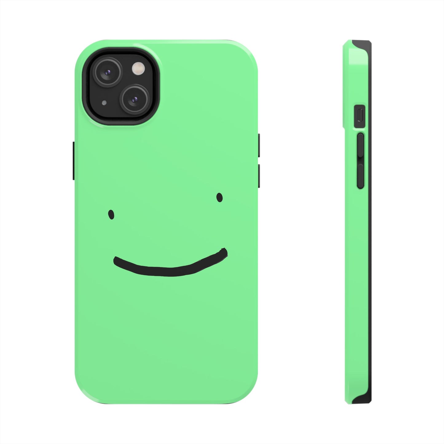 Simple Smile Green Face Tough Phone Case | Other