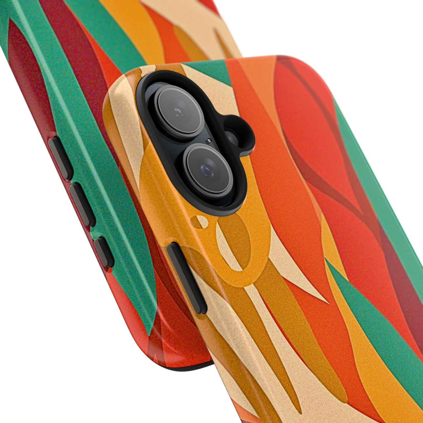 Abstract Autumn Leaves Tough Phone Case | Aesthetic