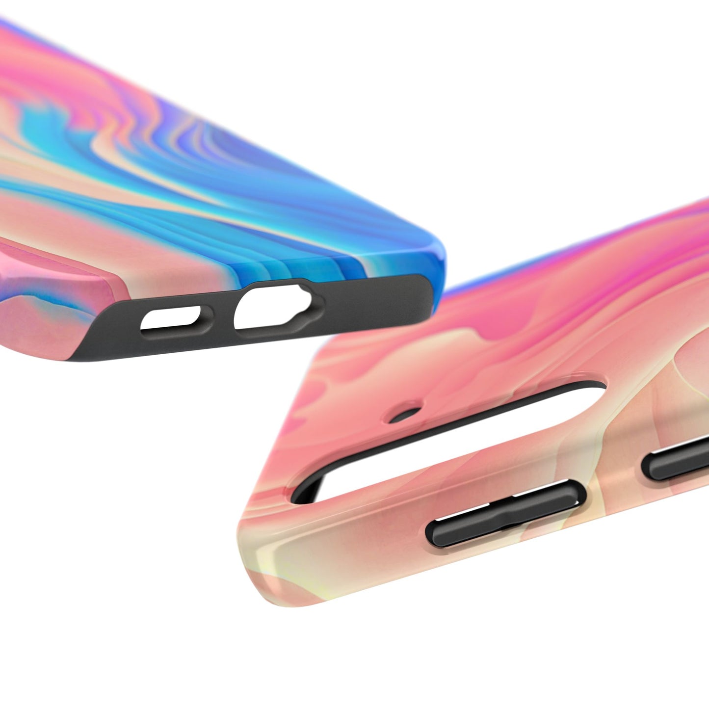 Abstract Pastel Waves Tough Phone Case | Aesthetic