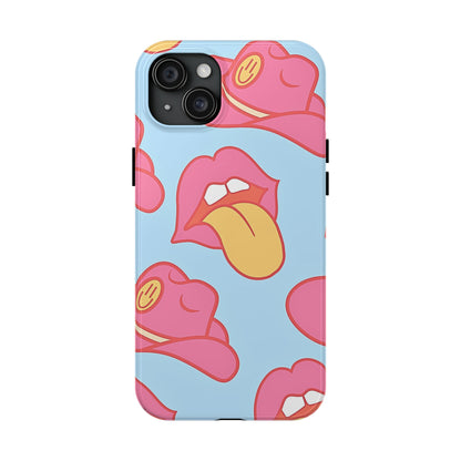Funda resistente para teléfono con estampado de sombrero vaquero y labios sensuales (versión 1) | Estética