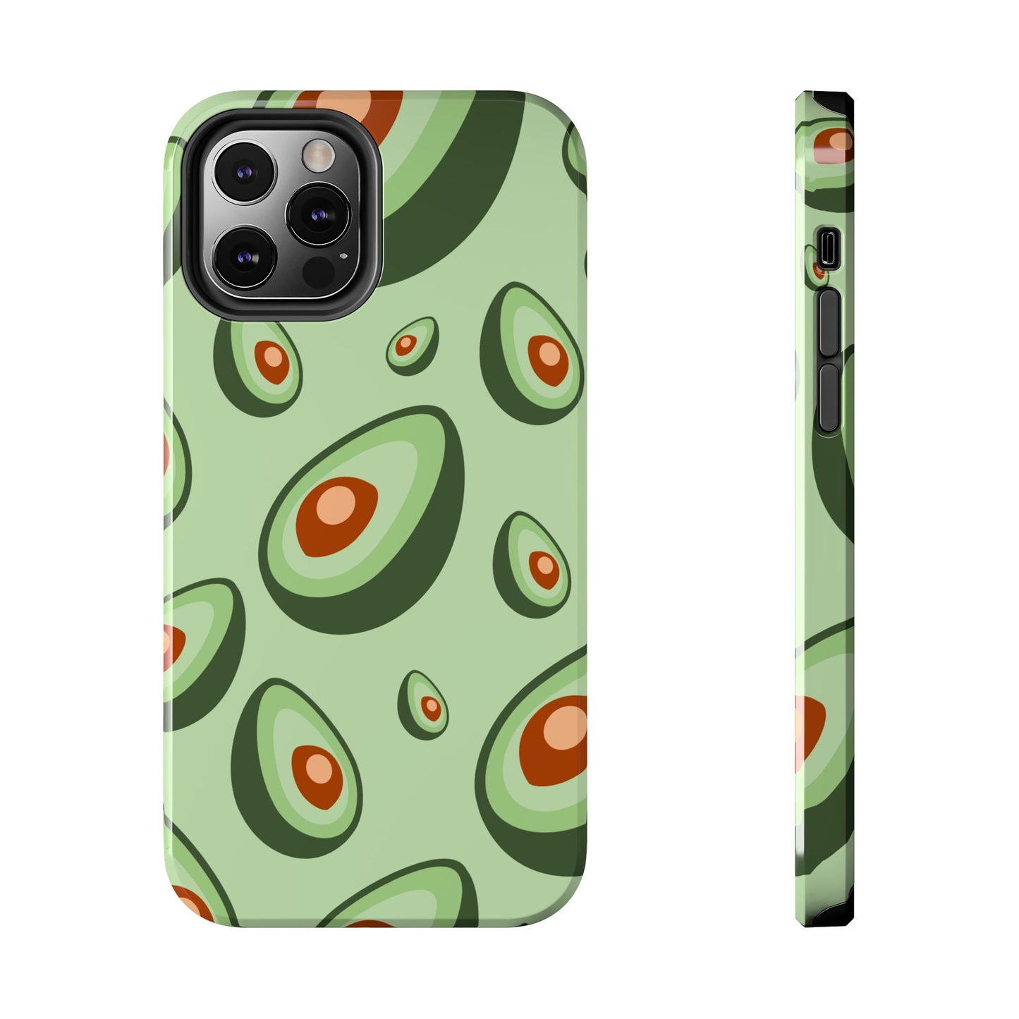 Trendy Avocado Pattern Green Aesthetic Minimal Fruit Phone Case | Food