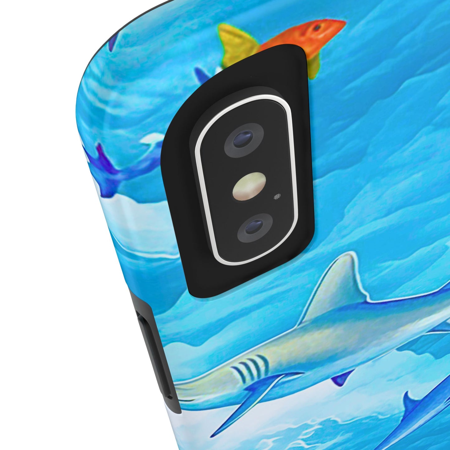 Sharks in the Sky Pattern Style Tough Phone Case | Animals