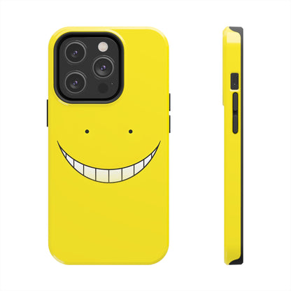 Assassination Classroom Koro-sensei Yellow Face Design Tough Phone Case | Anime