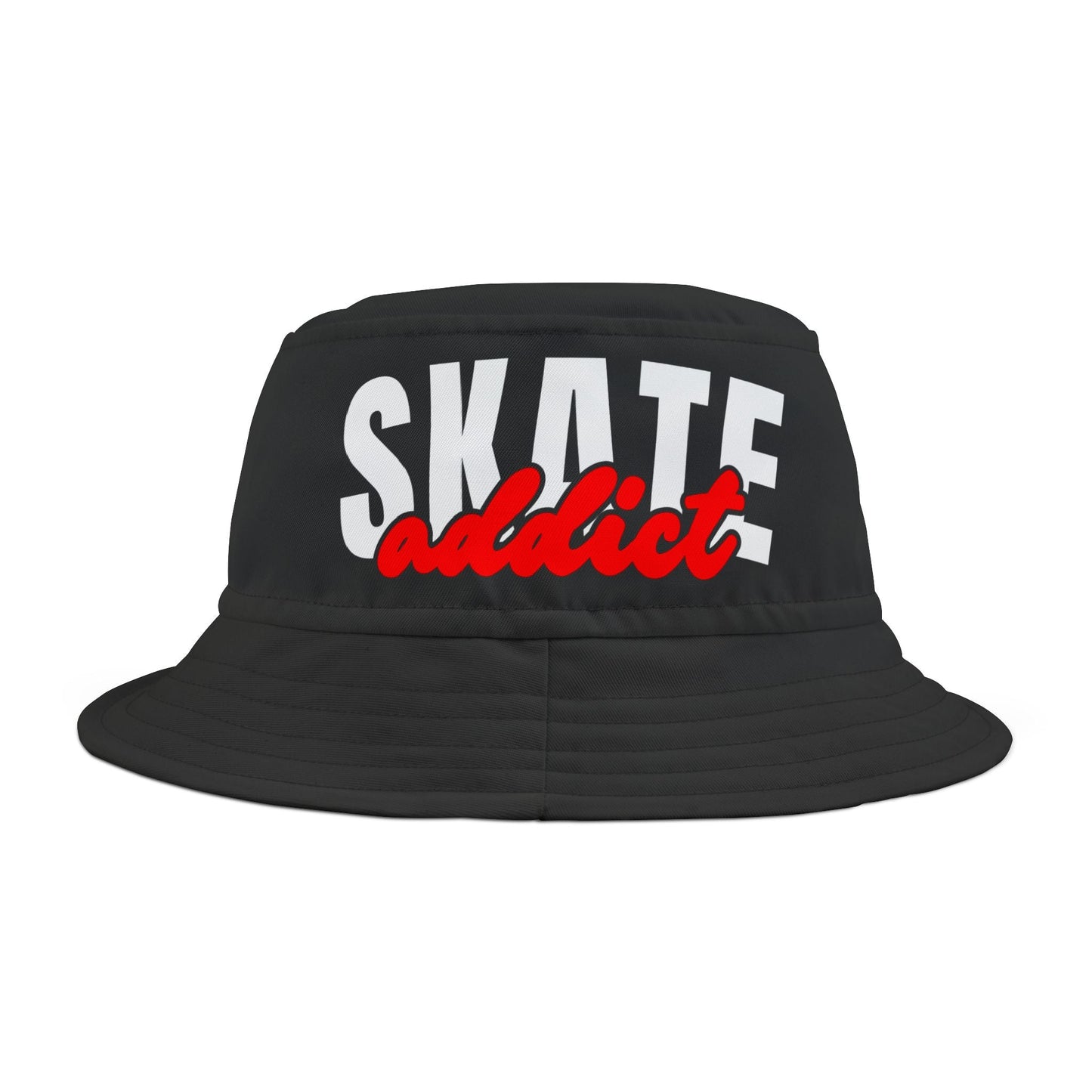 Black Skate Addict Bucket Hat