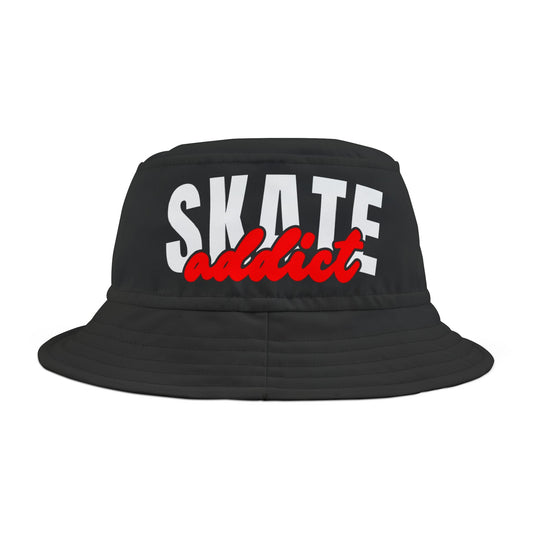 Black Skate Addict Bucket Hat