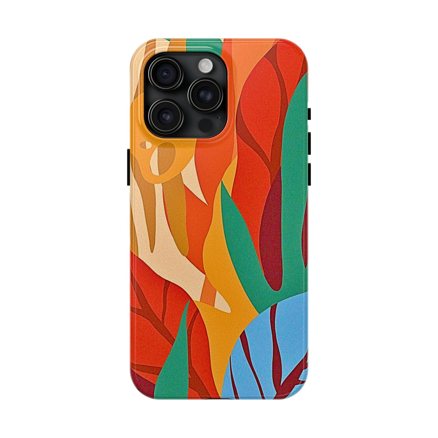 Abstract Autumn Leaves Tough Phone Case | Aesthetic
