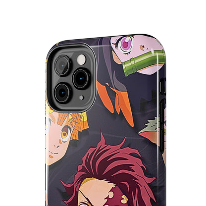Demon Slayer Gang Tough Phone Case | Anime - Demon Slayer