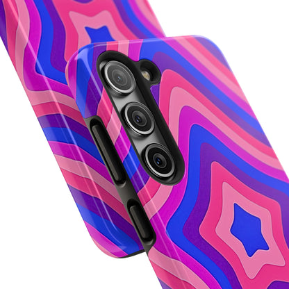 Funda resistente para teléfono con diseño de estrella retro | Estética