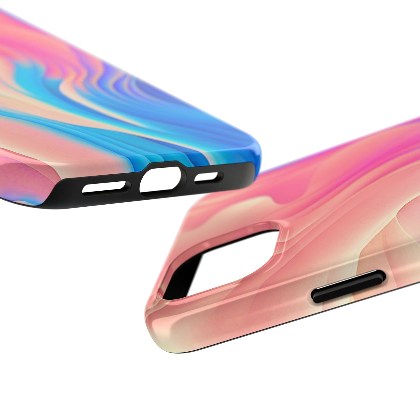 Abstract Pastel Waves Tough Phone Case | Aesthetic