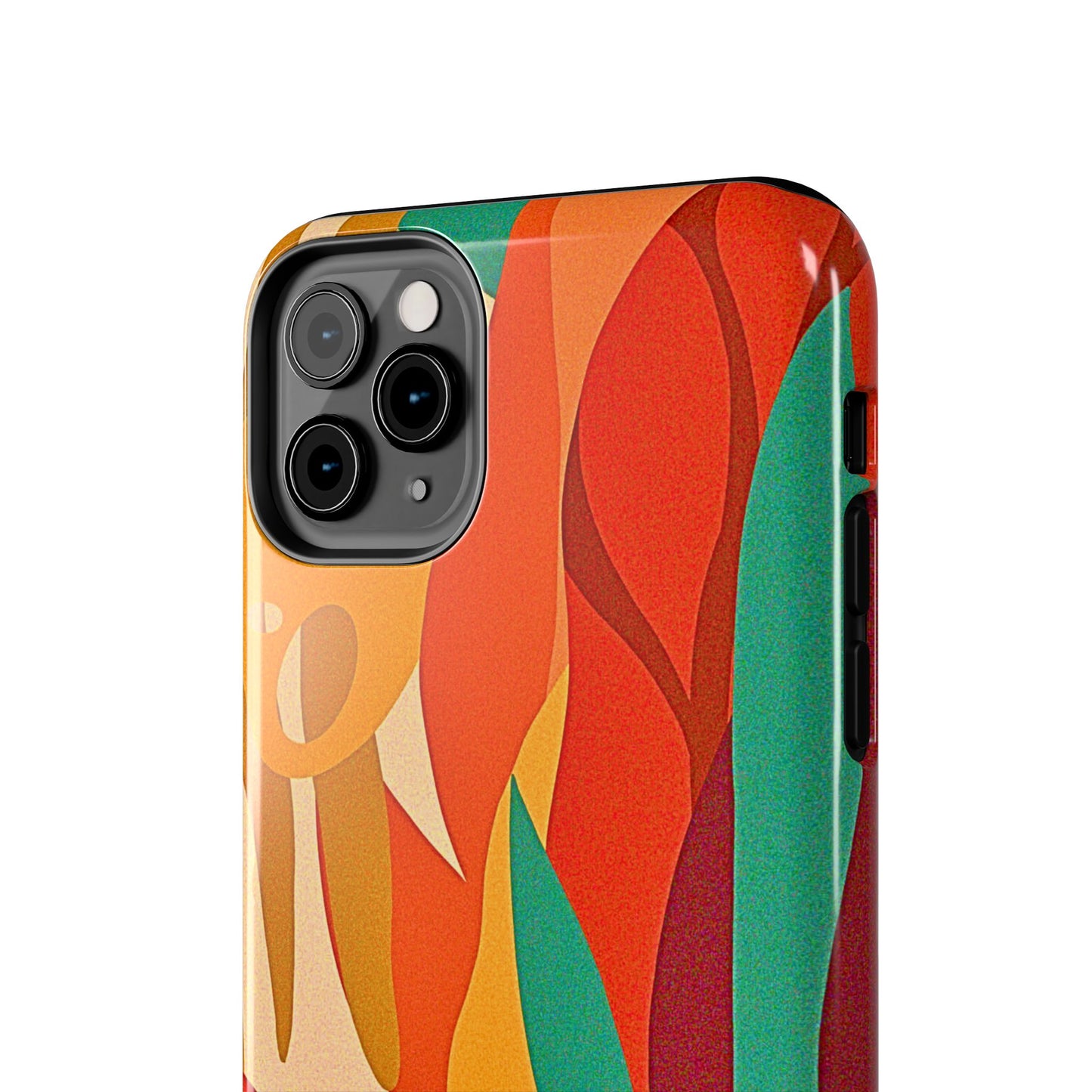 Abstract Autumn Leaves Tough Phone Case | Aesthetic