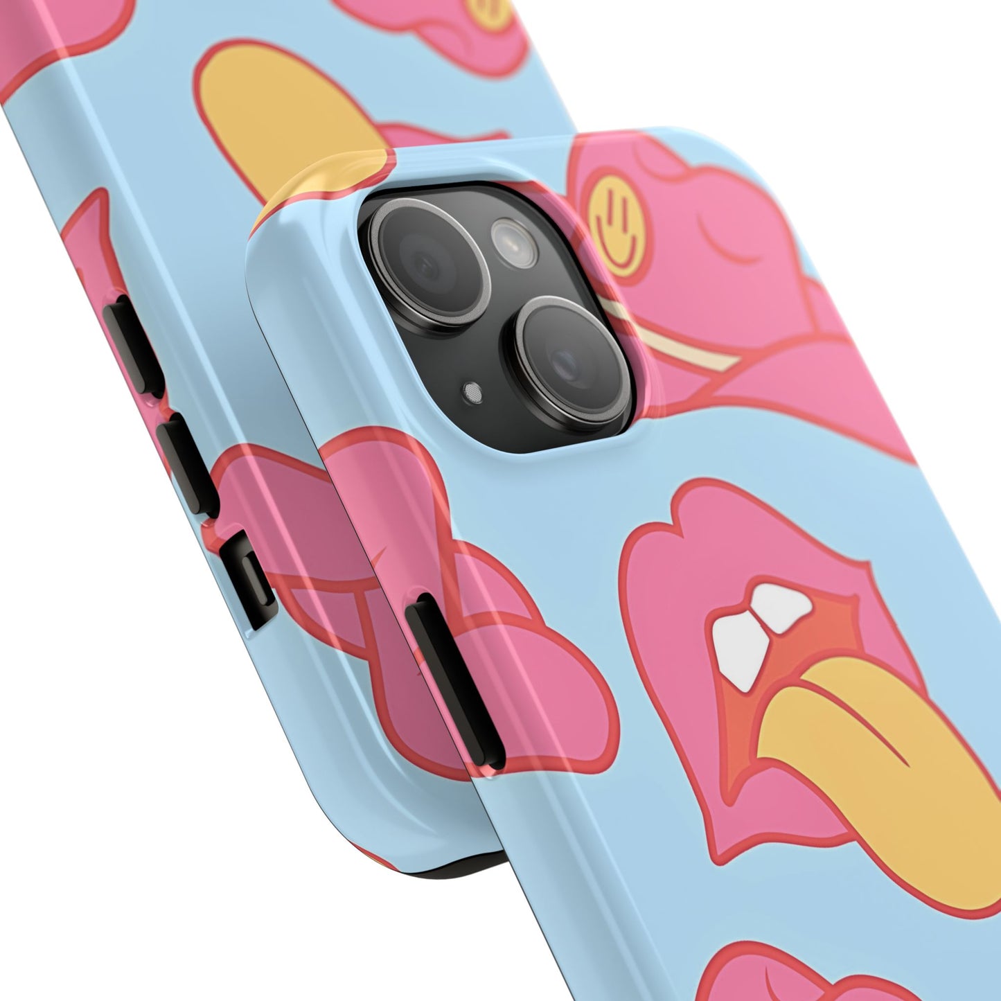 Funda resistente para teléfono con estampado de sombrero vaquero y labios sensuales (versión 1) | Estética