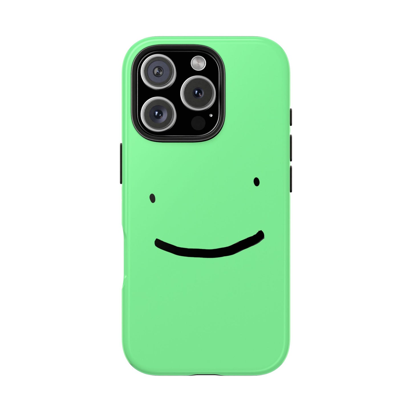 Simple Smile Green Face Tough Phone Case | Other