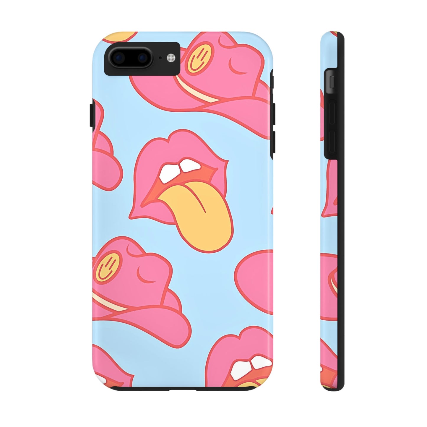 Funda resistente para teléfono con estampado de sombrero vaquero y labios sensuales (versión 1) | Estética