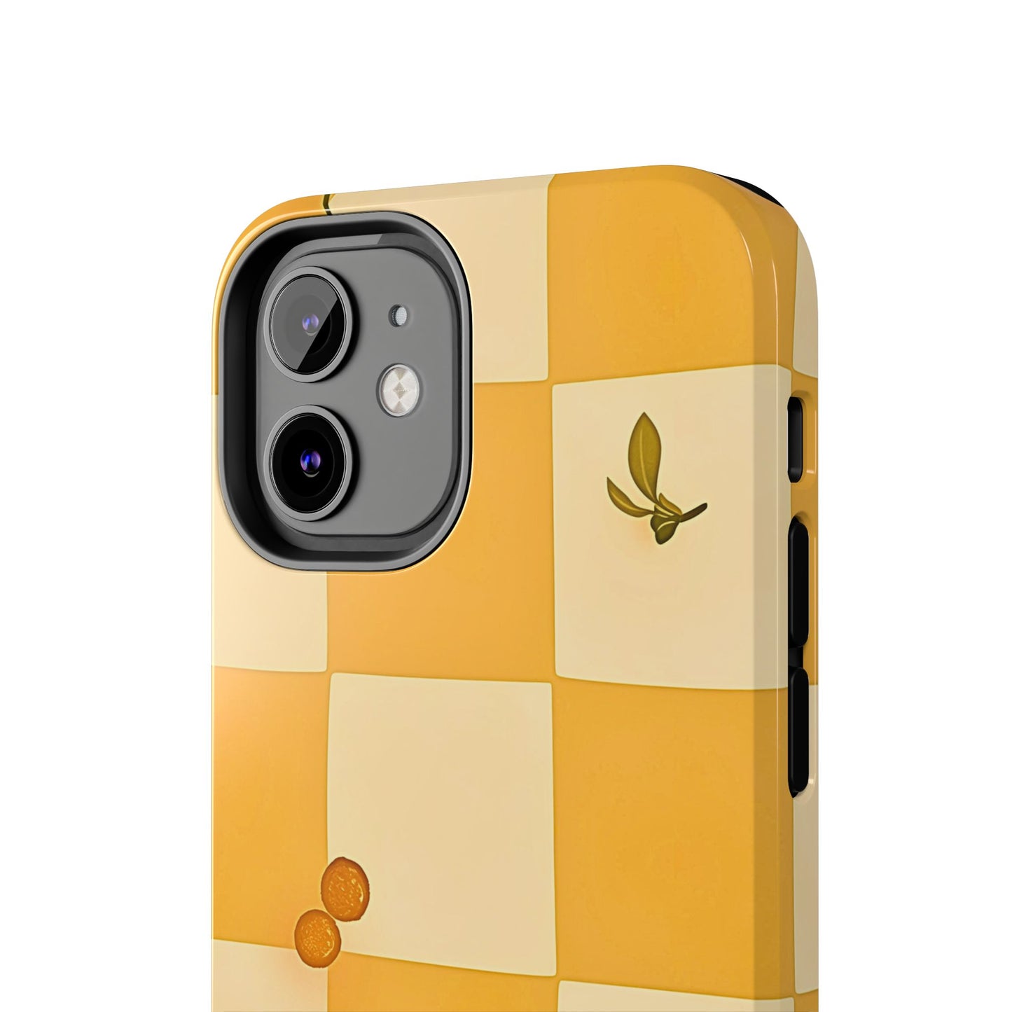 Yellow Checkered Preppy Daisies Tough Phone Case | Aesthetic