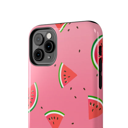 Pink and Red Gradient Watermelon Tough Phone Case | Food