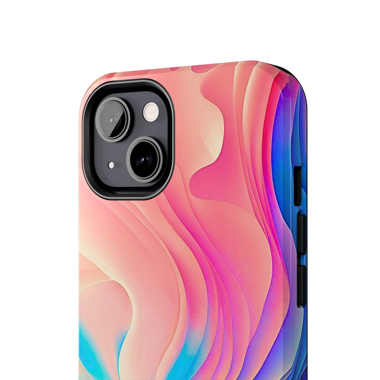 Abstract Pastel Waves Tough Phone Case | Aesthetic