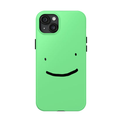 Simple Smile Green Face Tough Phone Case | Other