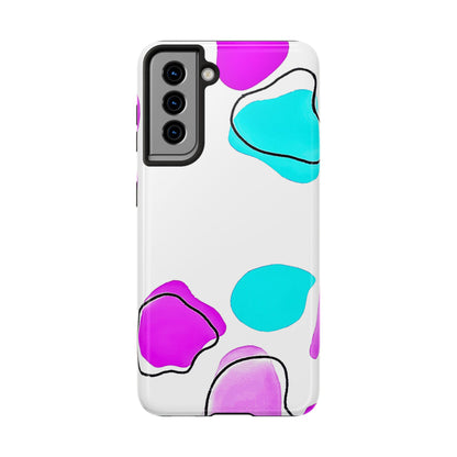 Abstract Shapes Preppy Pastel Style (Version 2) Tough Phone Case | Aesthetic