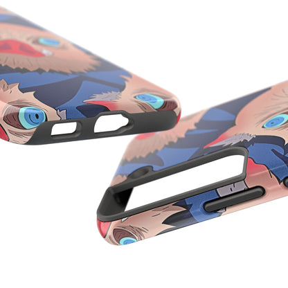 Inosuke Hashibira Head Pattern Tough Phone Case | Anime - Demon Slayer