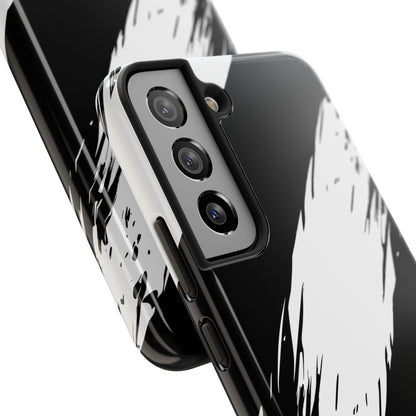 Funda/cubierta resistente para teléfono con rayas diagonales en blanco roto | Estética