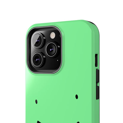 Simple Smile Green Face Tough Phone Case | Other