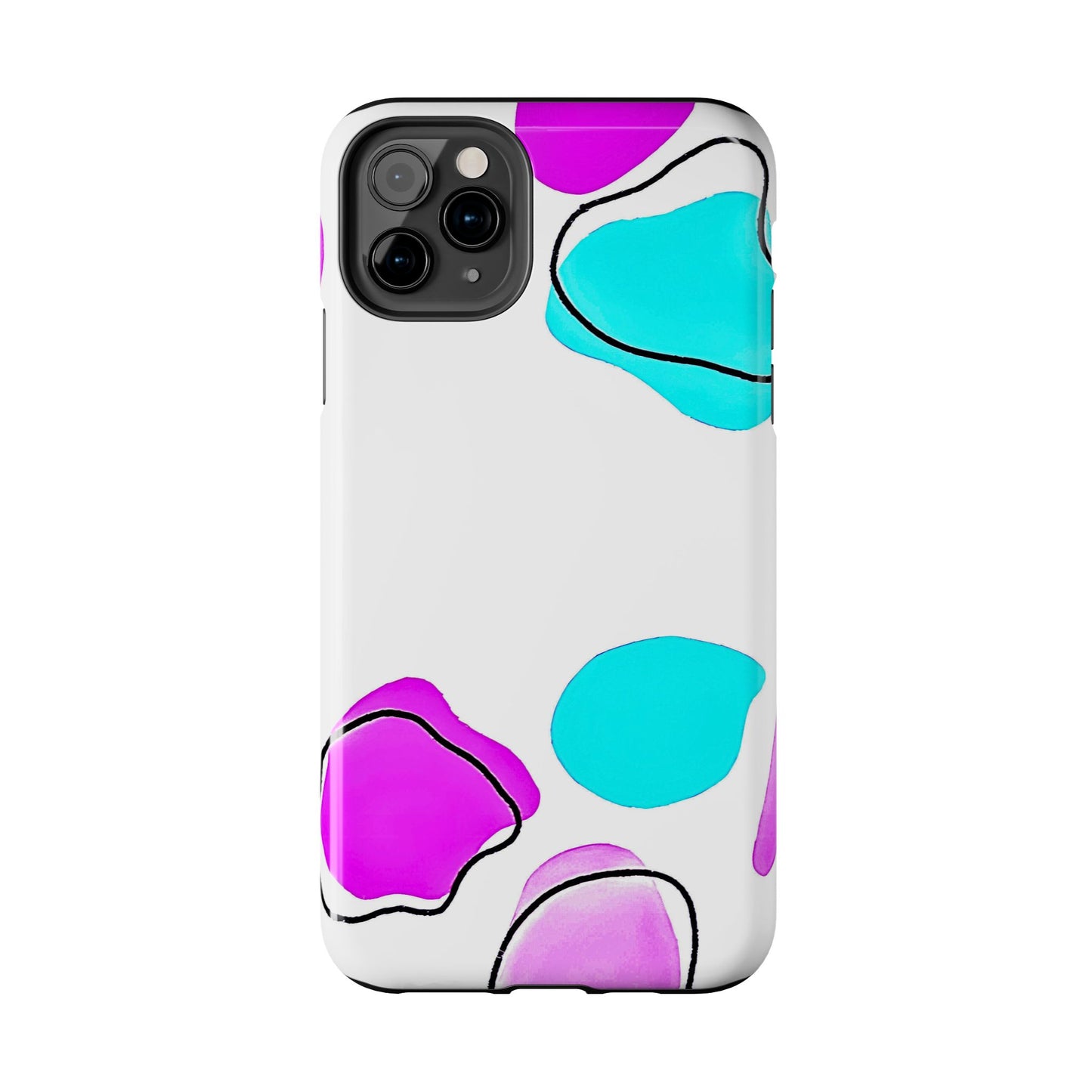 Abstract Shapes Preppy Pastel Style (Version 2) Tough Phone Case | Aesthetic