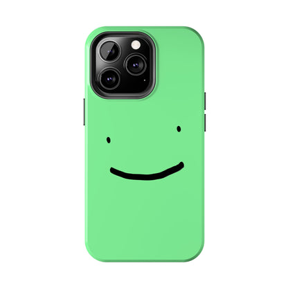 Simple Smile Green Face Tough Phone Case | Other