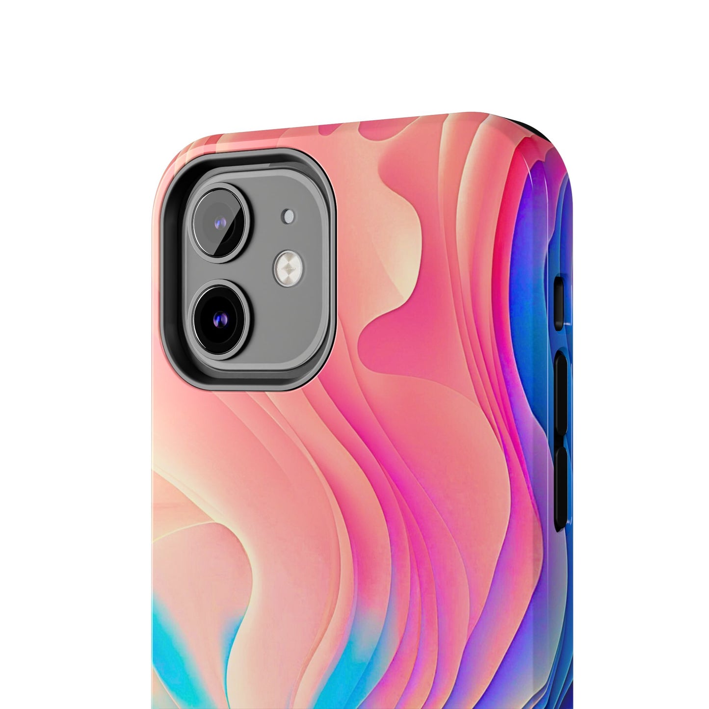 Abstract Pastel Waves Tough Phone Case | Aesthetic