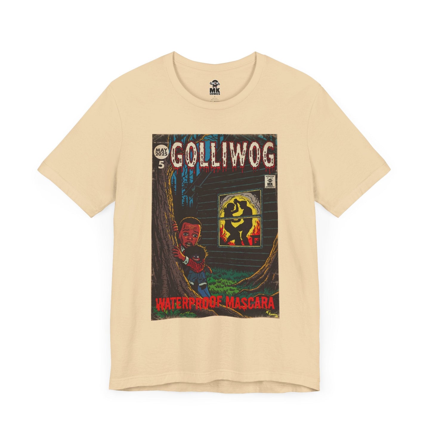 Waterproof Mascara - Golliwog - Unisex Jersey Short Sleeve Tee