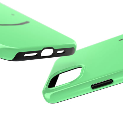 Simple Smile Green Face Tough Phone Case | Other