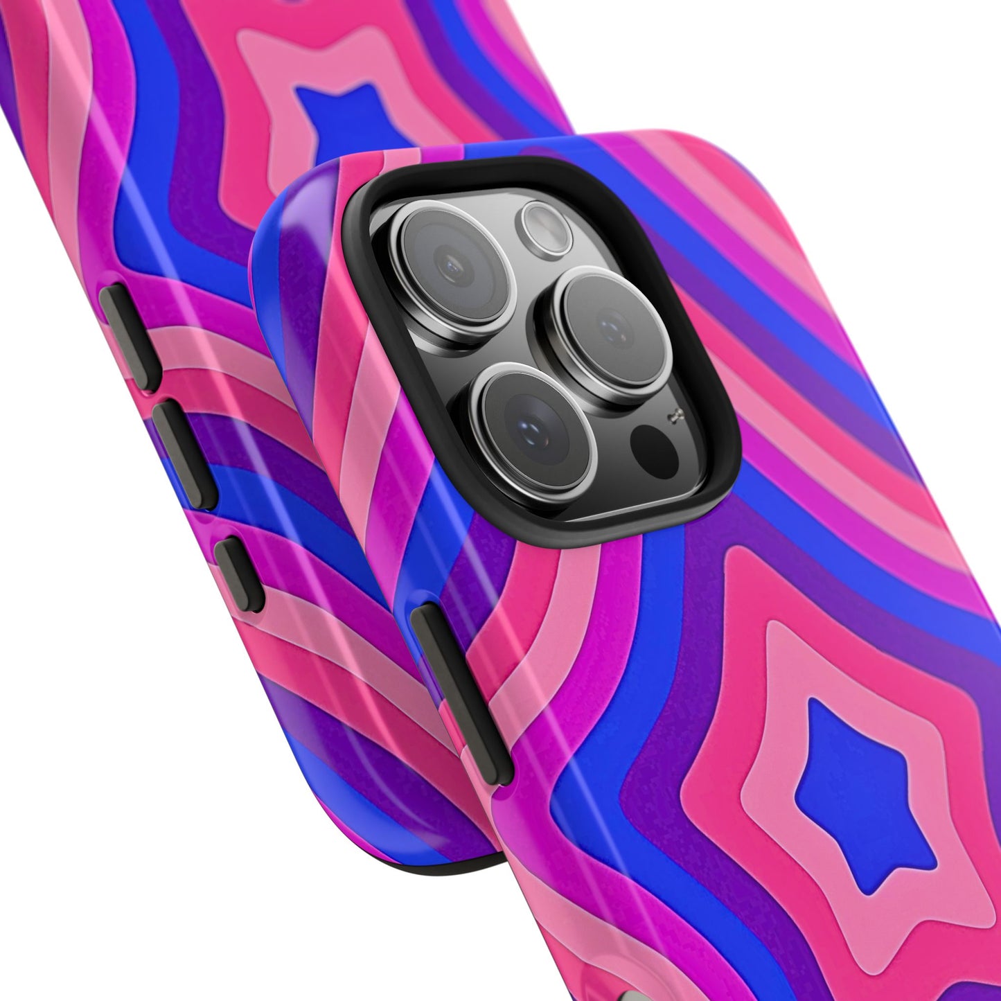 Funda resistente para teléfono con diseño de estrella retro | Estética