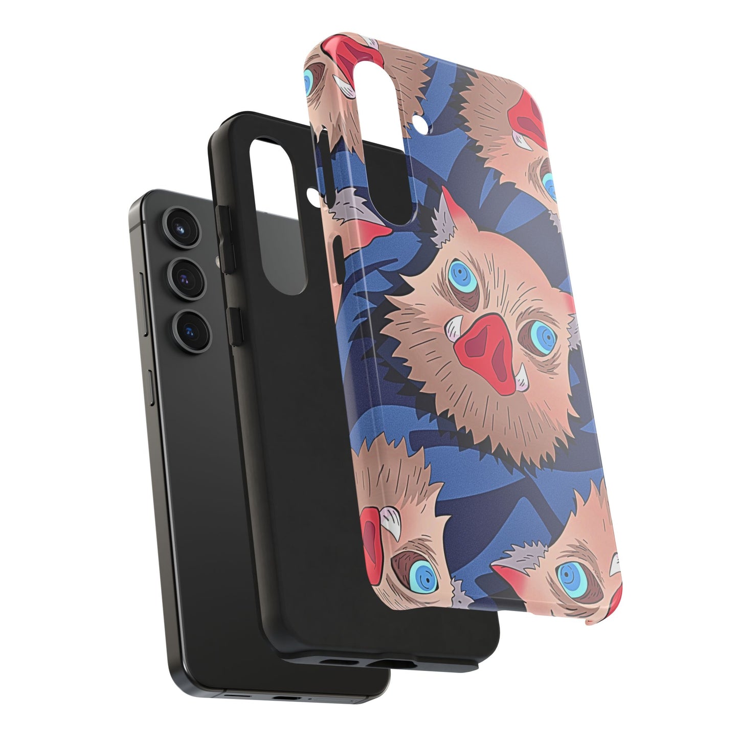 Inosuke Hashibira Head Pattern Tough Phone Case | Anime - Demon Slayer