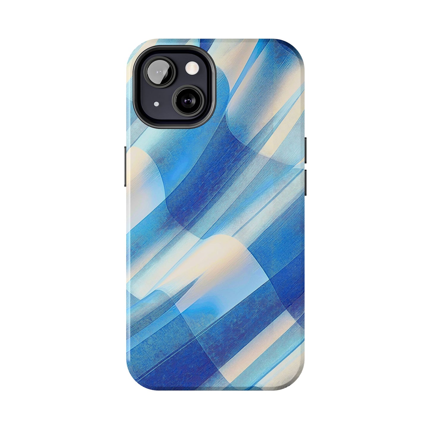 Pastel Plaid Pattern Clean Tough Phone Case | Aesthetic