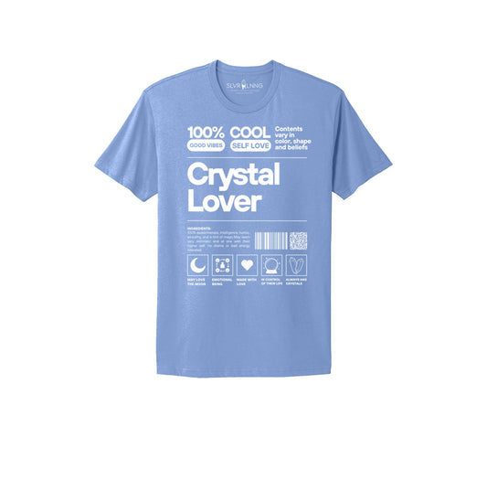 Crystal Lover - Unisex T-shirt - Infused with Rose Quartz